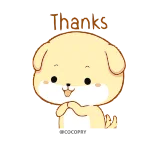 🙏 Thanks perro, cachorro, gracias, lindo, animal, gratitud telegram sticker
