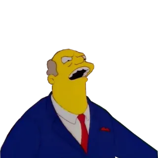 🤬 Mr. Burns The Simpsons Мистер Бёрнс, Симпсоны, Мультфильм, Злой, Анимация telegram sticker
