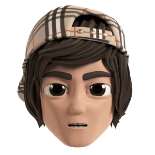 🤬 Dessin animé, Personne, Tête, Chapeau, Personnage telegram sticker