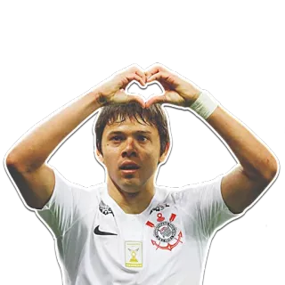❤️ fútbol, fútbol, deportes, atleta, corazón, celebración whatsapp sticker