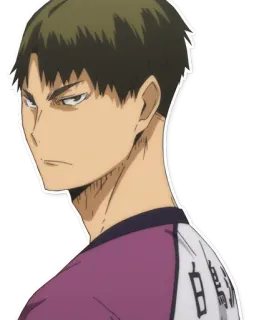 😡 Hayato Yamagata Haikyuu!! Аниме, Haikyuu, Волейбол, Хаято, Ямагата telegram sticker