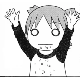 🍀 Anime, Mangá, Desenho animado, Expressão, Chocado whatsapp sticker