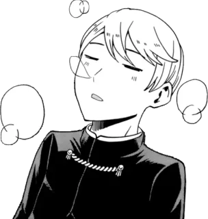 😪 Anime, Manga, Charakter, Männlich, Schläfrig, Erschöpft telegram sticker
