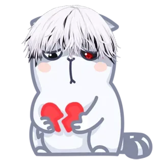 💔 Anime, Sedih, Karakter, Patah hati telegram sticker