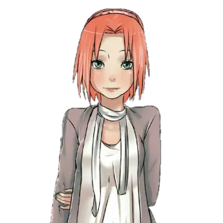 ☺️ Sakura Haruno Naruto anime, naruto, sakura haruno, haruno, sakura, manga telegram sticker