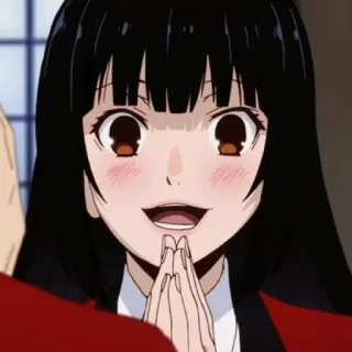 ♣️ Yumeko Jabami Kakegurui anime, character, Kakegurui, Yumeko Jabami telegram sticker