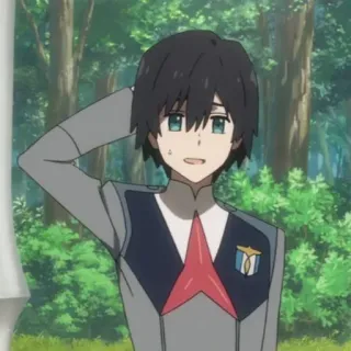 🐚 Hiro Darling in the Franxx anime, character, hiiro, darling in the franxx, franxx telegram sticker