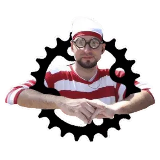 😇 Waldo Waldo, Where's Waldo, character, man, glasses, striped shirt, hat telegram sticker