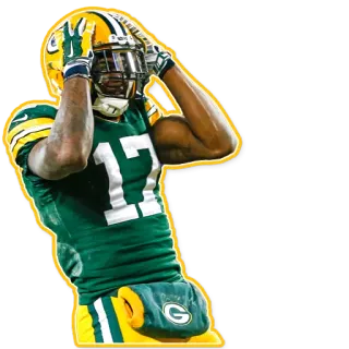 😫 Sepak bola Amerika, Green Bay Packers, NFL, Olahraga, Pemain, Atlet, Aaron Rodgers telegram sticker