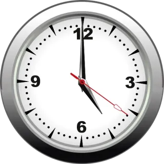🕔 clock, time, hour, minute, second telegram sticker