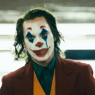 🃏 Joker Joker, clown, villain, movie, DC Comics telegram sticker