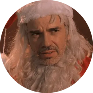😳 Bad Santa Bad Santa, บิลลี่ บ็อบ ทอร์นตัน, คริสต์มาส, ซานตาคลอส, ภาพยนตร์ telegram sticker