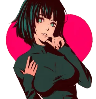 😍 Anime, Mujer, Chica, Personaje, Arte telegram sticker