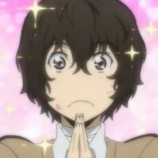 😱 Osamu Dazai Bungou Stray Dogs Anime, Niedlich, Junge, Glitzer, Dazai, Bungou Stray Dogs, Osamu Dazai telegram sticker