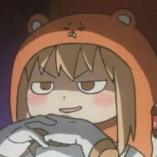 💿 anime, cartoon, character, bear, hoodie, cute telegram sticker