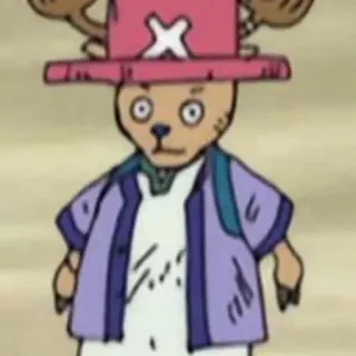 😶 Tony Tony Chopper One Piece Аниме, Мультфильм, Персонаж, One Piece, Тони Тони Чоппер whatsapp sticker