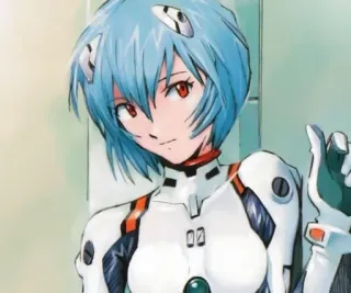 🌟 Rei Ayanami Neon Genesis Evangelion Anime, Manga, Charakter, Rei Ayanami, Neon Genesis Evangelion telegram sticker