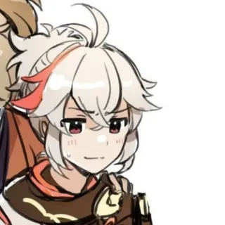 😅 Kaedehara Kazuha Genshin Impact 动漫, 角色, 游戏, 枫原万叶, 枫原 万叶, 原神 telegram sticker