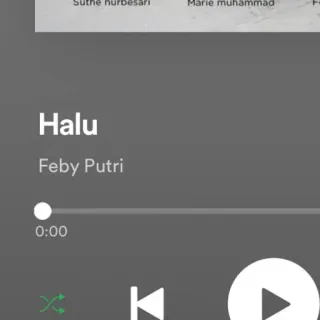 🙂 Halü
Feby Putri música, canción, spotify, audio whatsapp sticker