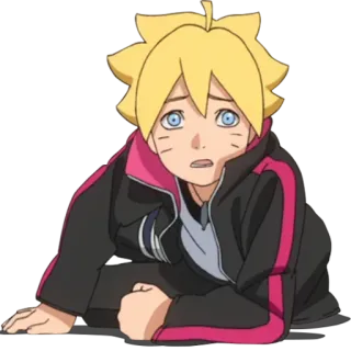 😟 Boruto Uzumaki Boruto Аниме, Манга, Боруто, Узумаки, Персонаж, Стикер telegram sticker