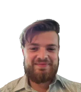 😯 man, portrait, person, face, beard, headshot telegram sticker