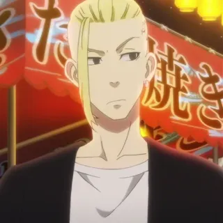👑 Draken Tokyo Revengers Аниме, Персонаж, Дракен, Токийские мстители, Анимация telegram sticker