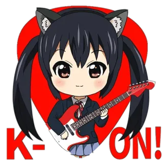 Azunyan @Anak_kucing_stiker whatsapp stickers
