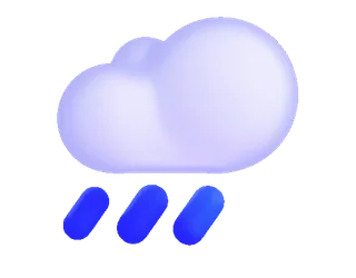 🌧 구름, 비, 날씨, 폭풍, 기후, 파란색 telegram sticker