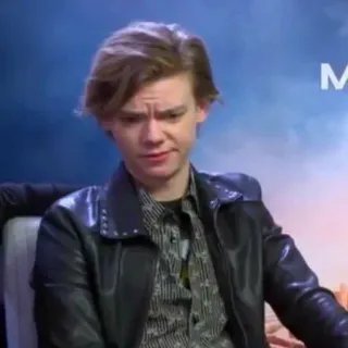 Thomas Sangster telegram stickers
