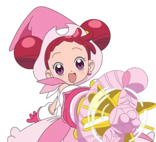 ✨ Anime, Garota mágica, Rosa, Desenho animado, Personagem telegram sticker