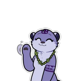 Kapua Purp Otter telegram stickers