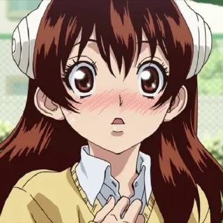 💈 Anime, Mädchen, Erröten, Süß, Cartoon telegram sticker