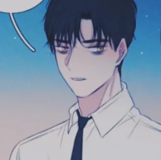 🐾 Anime, Masculino, Personaje, Retrato telegram sticker