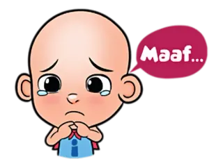 😳 Maaf... Dessin animé, Triste, Désolé, Excuse, Pleurs telegram sticker