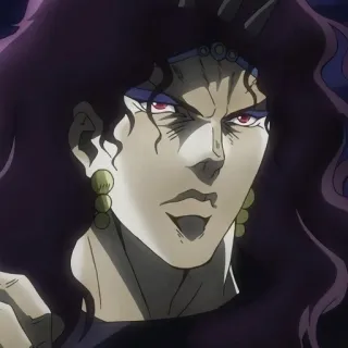 💜 Kars JoJo's Bizarre Adventure Anime, Jojo, Kars, Bösewicht, Säulenmann telegram sticker
