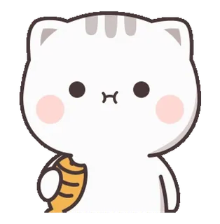 🐾 gato, fofo, adesivo, animal, kawaii, peixe telegram sticker