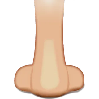 👃 нос, анатомия, часть тела, лицо telegram sticker