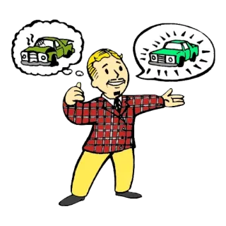 Vault boy telegram stickers