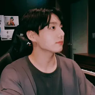 ✨ Jungkook kpop, bts, piosenkarz, portret, idol, koreański telegram sticker