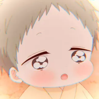 🥺 Аниме, Малыш, Милый, Мультфильм telegram sticker