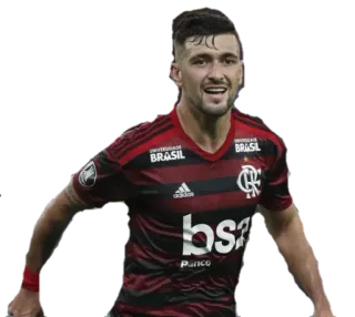 ❤️ soccer player, football, athlete, sports, flamengo telegram sticker
