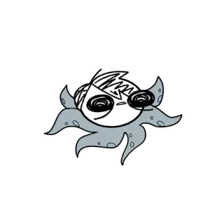 🐙 Мультфильм, Осьминог, Персонаж, Милый, Наклейка, Причудливый, Смешной whatsapp sticker