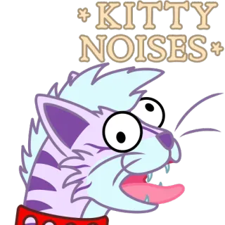 🐱 *KITTY NOISES* kucing, anak kucing, binatang, meme, lucu, suara telegram sticker