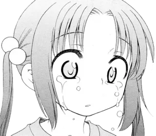 😭 anime girl, crying, sad, manga, character, tearful telegram sticker