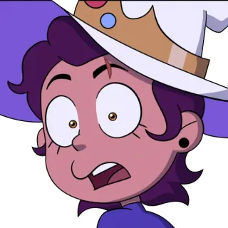😱 Luz Noceda The Owl House cartoon, owl house, luz noceda, witch, disney telegram sticker