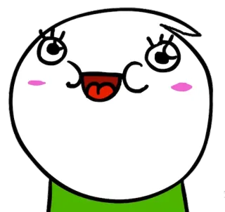 😊 Desenho animado, Fofo, Engraçado, Personagem, Animado whatsapp sticker