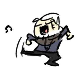 🎼 cartoon, character, doodle, animation, art, sketch telegram sticker