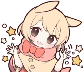 👋 可爱, 卡哇伊, 角色, 贴纸, 卡通, 闪亮 telegram sticker