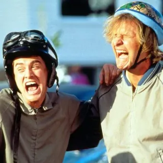 😂 Lloyd Christmas and Harry Dunne Dumb and Dumber comedy, movie, characters, dumb and dumber, friendship telegram sticker