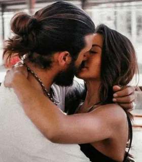 👫 kiss, romance, love, couple, affection, intimacy telegram sticker